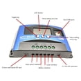 thumbnail image 4 of Controlador De Placa De Carga Solar Regulador De Batería De Panel Solar Regulador Inteligente Conveniente Y Duradero Methold TO006534-03, 4 of 6