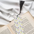 thumbnail image 6 of Kdxio Hawaiian Coconut Tree Print Metal Tassel Bookmarks,Perfect Gift for Art Lovers and Bookworms Metal Bookmarks for Women, 6 of 8