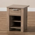 thumbnail image 2 of Bowery Hill 1 Drawer Nightstand in Oak Brown, 2 of 6