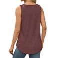 thumbnail image 3 of MOSHU 2 Pack Tank Tops for Women Loose Fit Summer Sleeveless Tops Round Neck Flowy Casual Shirts Outfits, 3 of 7