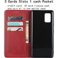 thumbnail image 4 of Galaxy A51 5G Wallet Case,Premium PU Leather Flip Folio Case with Card Slot,Stand Holder and Magnetic Closure [Not Fit A51 4G 2019 Version ] Case for Samsung Galaxy A51 5G 2020,6.5" Red, 4 of 13