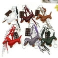 Chocolate Keychain Lovely Sausage Dog Keyring Nylon Rope Pendant Car ...