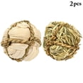 thumbnail image 2 of Rabbit Grass Ball Natural 2PCS Bunny Grinding Ball Rabbit Ball Toy for Bunny, 2 of 10
