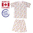 thumbnail image 1 of Exian Vals Enfants 2 Pcs, T-Shirt & Shorts Élastiques, 4 Ans, Lady Bug, 1 of 1