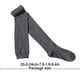 thumbnail image 3 of Sonducket 1 par de calcetines altos hasta el muslo de 80cm, Otoño Invierno, elasticidad, transpirabilidad, apariencia única de moda, calcetín, botas, Medias Gris oscuro, 3 of 6