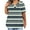 Navy, variant on yillto Womens Summer Plus Size Top Short Sleeve V Neck Loose Striped Blouse Causal Tshirts with Pockets