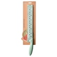 thumbnail image 2 of Cook With Color Watermelon Knife, Extra-Long Serrated Stainless Steel Blade for Melons, Sage, 2 of 5