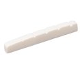 thumbnail image 4 of 10Pcs Guitar Slotted Bone Nut Flat Bottom 6 String Electric Guitar Replacement Parts 42mm DJ25B, 4 of 4