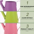 thumbnail image 3 of LOLIPPYY 4 Pcs Play Bucket Watering Can Iron Yellow Mini Design for Gardening, 3 of 8