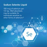 NutriCology Selenium Solution - Delivers 100 mcg Selenium - Sodium Selenite Liquid - Supports Immune Function, Liver Function & Antioxidant Enzymes - 94 Servings - 236 mL