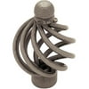 Liberty 34mm Small Wire Swirl Knob with Ball Top, Available in Multiple Colors
