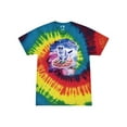 thumbnail image 1 of Wild Bobby, Cute Trippy Space Cat Riding Pizza, Animal Lover, Tie-Dye Tees, Reactive Rainbow, X-Large, 1 of 3
