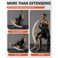 thumbnail image 5 of GMWD Leg Extension and Curl Machine, Lower Body Special Leg Machine, Adjustable Leg Exercise Bench with Plate Loaded, Leg Rotary Extension for Thigh, Home Gym Weight Machine, 5 of 8