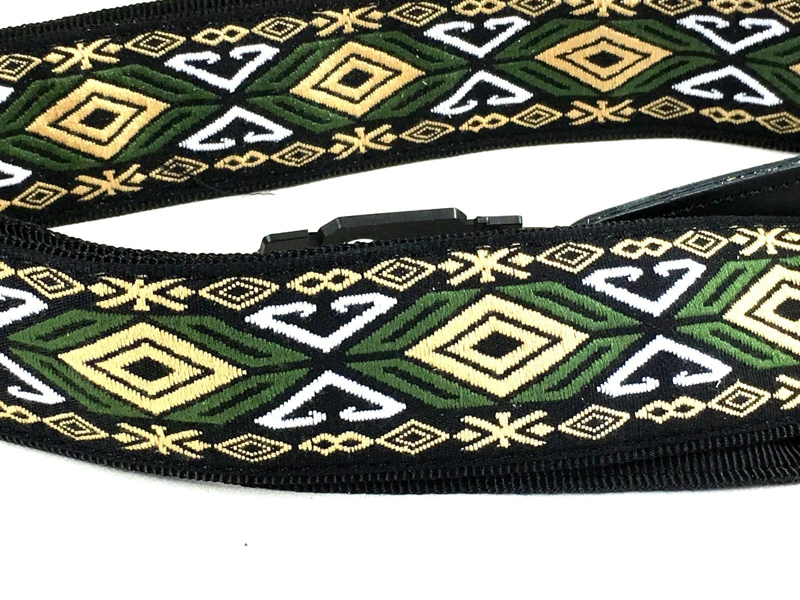 Lock-It Guitar Strap - Classic Woven, Emerald Isle