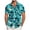 C#3-Blue, variant on ZHANGDER Men's Hawaiian Shirt Short Sleeve Button Down Shirt Summer Tropical Beach Vacation Shirts