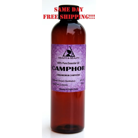 CAMPHOR ESSENTIAL OIL AROMATHERAPY 100% PURE NATURAL 4 OZ
