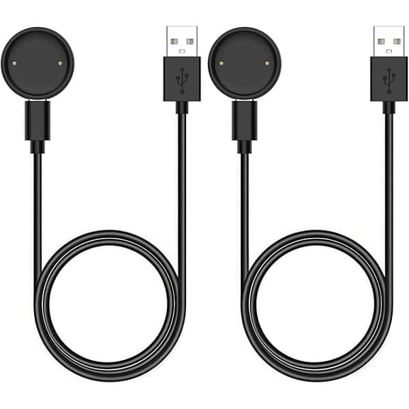 xixishop Charger for Amazfit Active 2/Bip 6, Replacement USB Charging Cable Cord Dock for Amazfit Bip 6/Active 2 Smart Watch (3.3ft/1m) (2)