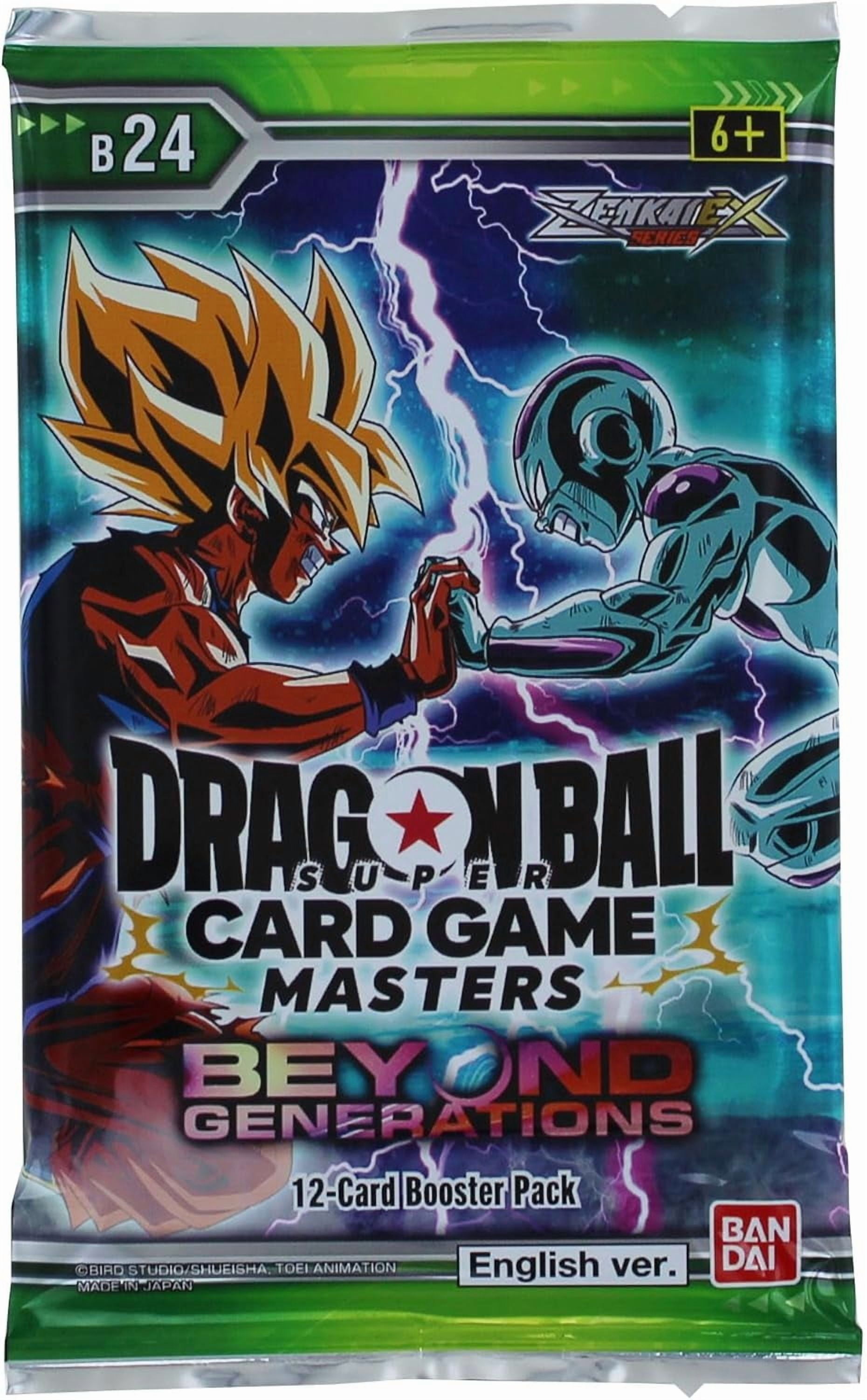 beyond generation booster box Dragon Ball Super CG Masters: Beyond Generations Collector's Booster B –  Eclipse Cards main image 0