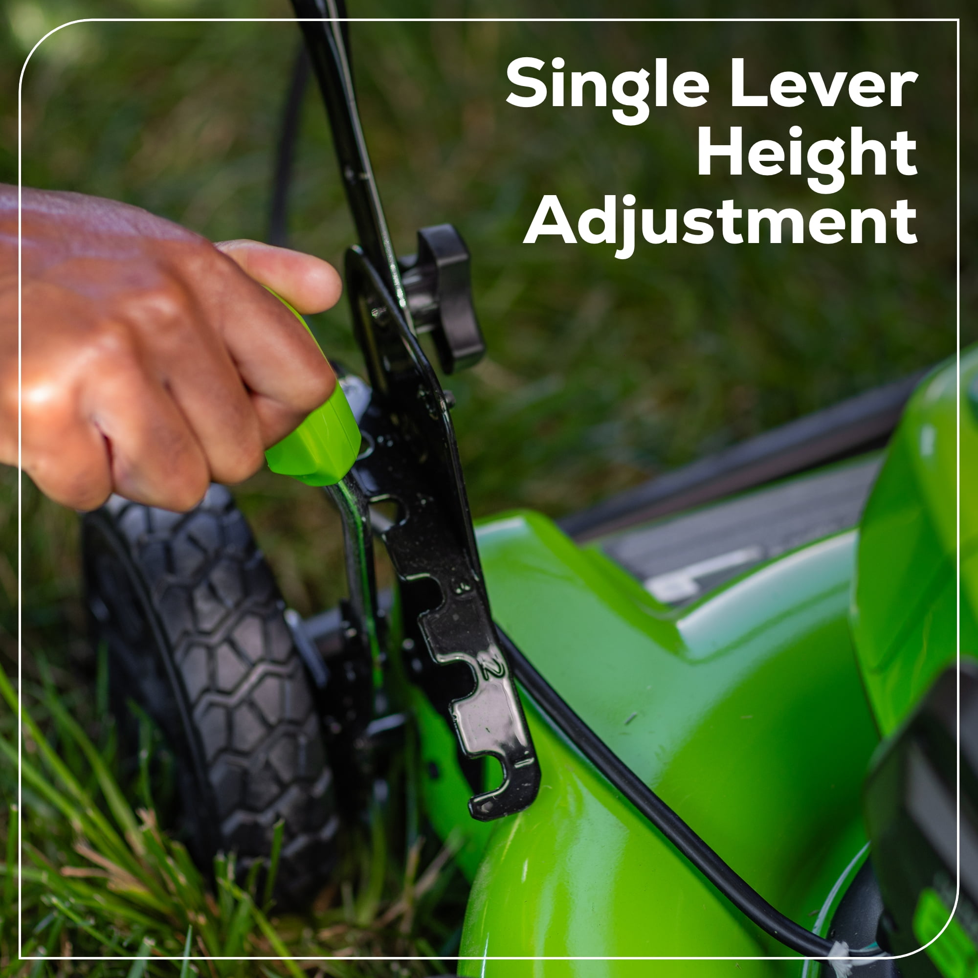Greenworks 60V 19" Cordless Battery Push Lawn Mower with 5.0Ah Battery & Charger 2531802