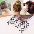 thumbnail image 3 of 10PCS Spiral Hair Pins, Spin Pins Spiral Bobby Pins for Girls and Women, Non-Scratch Round Clip & Bun Twist, for Women Bun Hair Style DIY, Coffee, 3 of 6