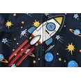 thumbnail image 5 of DDSOL Toddler Boys Zip-Up Hoodie Rocket Graphic Lightweight Jacket 4T, 5 of 7