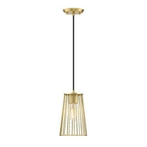 D328M-6PA-BG Designers Fountain Liana - 1 Light Caged Pendant-9.75 Inch Tall and 6 Inch Wide