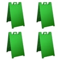 thumbnail image 1 of Plasticade Signe Portable Pliant Trottoir Double Face Signe, Vert (4 Pack), 1 of 2