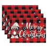 PEONAVET un Napperon Napperon de Noël Napperon Tapis de Table Noël Décoration Maison Salon Napperon