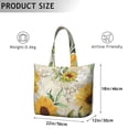 thumbnail image 5 of Sac de Voyage Imprimé Tournesol Rétro Boho Floral, Léger, pour Voyages d'Automne et d'Été, 5 of 5