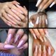 thumbnail image 4 of Puntas de uñas curvas Puntas de uñas de ballet cuadradas rectas largas Salón de uñas, 4 of 5