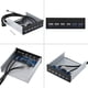 thumbnail image 2 of Hub USB de Panel frontal Bling Bling de metal 9 pines y 19 pines 2 USB 3.0 y 4 USB 2.0, 2 of 11