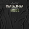 thumbnail image 3 of Star Wars The Mandalorian And Grogu Movie Logo Full Color Men's T Shirt (Black, S-3XL), 3 of 4