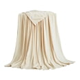 thumbnail image 2 of 59x79IN Best Comforters, Solid Color Blanket Coral Velvet Short Fleece Cover Blanket Skin Friendly Double Sided Cold Effect Blankets, for Couch, Transfer Heat to Keep Body Cool Night Sweats, 2 of 6