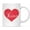 Handwritten Name, variant on CTDream Personalized Valentine's Day 11oz. Coffee Mug Gift for Couple, Heart with Arrows Graphic including Couple Names, 2-Pack, Custom Name