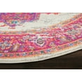 thumbnail image 4 of Nourison Passion Persian Ivory/Fuchsia 5'3" x ROUND Area Rug, (5 Round), 4 of 8