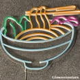 thumbnail image 2 of Glowneon Ramen Japanese Led Sign, Ramen Light Wall Art, Japanese Food Bar Decor, Noodle Restaurant, 2 of 4