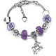 thumbnail image 1 of Brazalete con dije de cristal brillante de unicornio con caja de regalo, 1 of 5