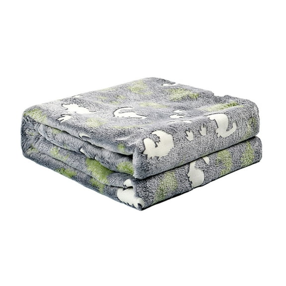 Yonrjhukm Soft Cozy Fuzzy Throw Blanket for Kids and Teens, Glowing Blanket for All Seasons, Perfect Unique Birthday Gift, Warm Lightweight Blanket for Camping, Travel, Sleepovers