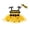 Yellow, variant on BemeyourBBs Newborn Baby Girl Bee Romper Dress Outfit Infant Baby Girls Summer Clothes 0 3 6 12 18 Months Sleeveless Bee Stripes Tuule Tutu Dress with Bow Hairband Set