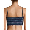 thumbnail image 3 of No Boundaries Women's Seamless Waffle Bandeau Bra, 3 of 6