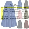 thumbnail image 5 of Women's Floral Tiered Ruffle Maxi Skirts Boho A Line Flared High Waist Vintage Flowy Long Skirt with Drawstring, 5 of 5