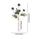 thumbnail image 3 of Juego de 4 flores artificiales de seda de 5 cabezas de cebolleta y crisantemo | Plantas suculentas de plástico | Tallos suaves y flexibles | Decoración para bodas en interiores | Arreglo de mesa e, 3 of 5