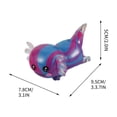 thumbnail image 2 of Salamander Stress Relief Toys, Mini Squishy Animal Toys for Stress Relief, for Pulling for Birthday, Office, Gift, Autism Anxiety, Dark Purple, 2 of 4