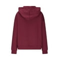 thumbnail image 5 of Enjoytime Hoodies for Women 2025 Fashion Fall V Neck Button Down Long Sleeve Sweatshirts Casual Loose Pullover Tops, 5 of 6