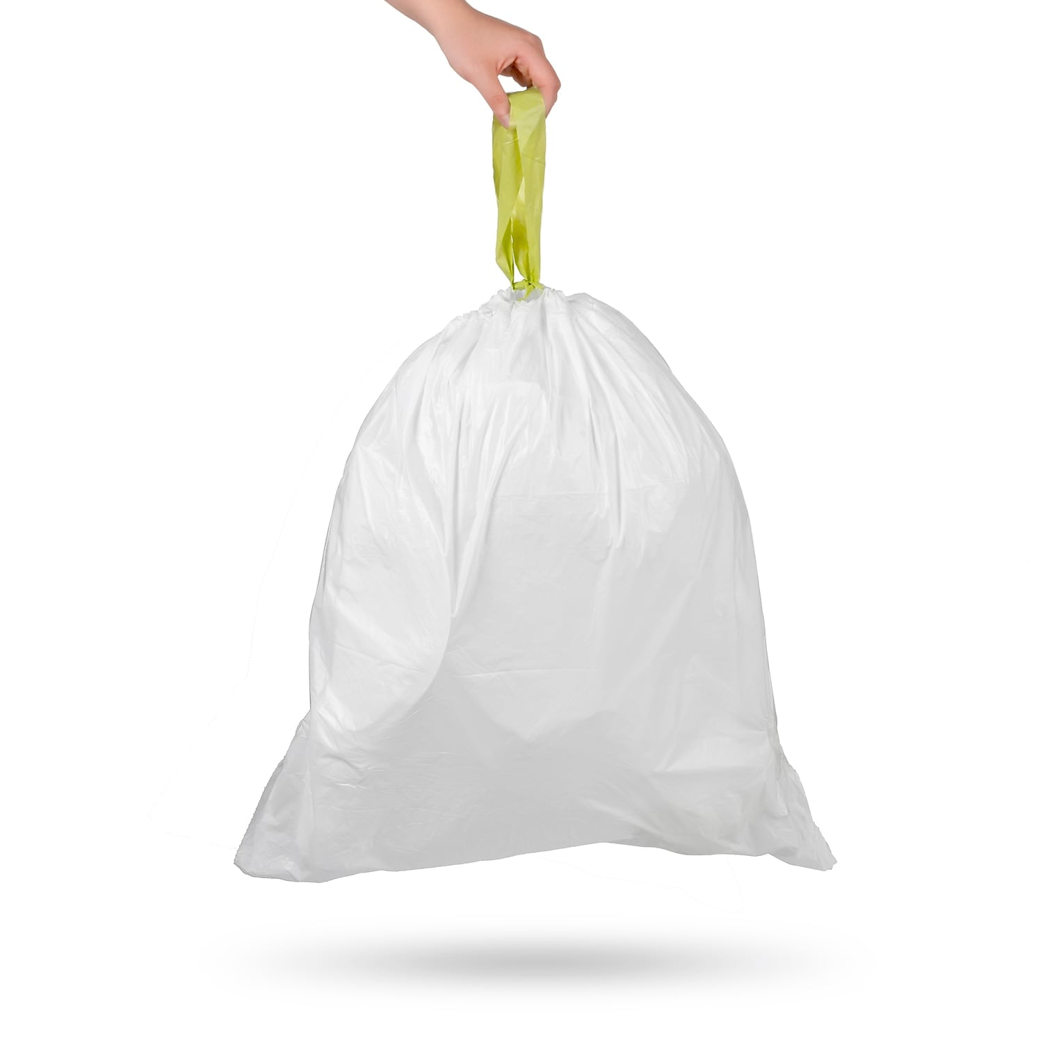 Nine Stars Bathroom Trash Bags, 6 Gallon Heavy-Duty Drawstring Trash Bags, 30 Count'