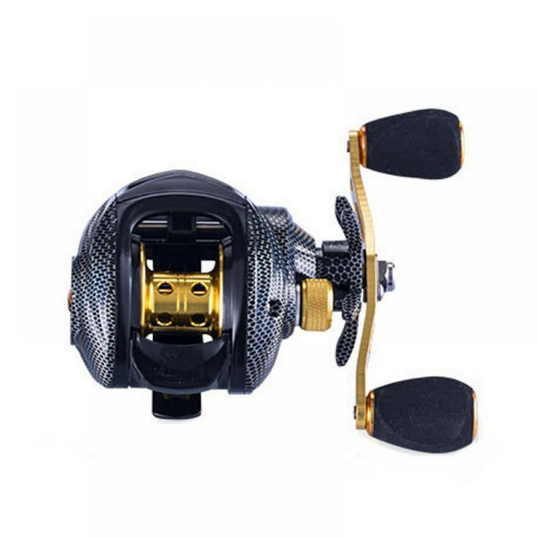 Kernelly Baitcast Reel Large Line Capacity Lightweight Left-handed Right-handed  Bait Casting Fishing Wheel Tool 