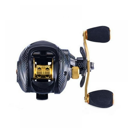 Baitcasting Fishing Reel 7:2:1 Baitcast Reel Large Line Capacity Lightweight Bait Casting Fishing Wheel Tool