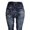 Navy, variant on Yuhangmm Women's Pants, Women's Jeans Bottom Pants Coloured -up Super Bomb Slim Nine- Pants 80s Leggings for Women Dark Gray XL