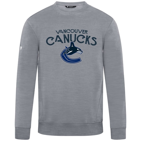 Men's Levelwear  Gray Vancouver Canucks  Zane Mission Sweatshirt