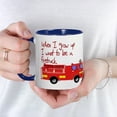 thumbnail image 3 of CafePress - Firetruck Mug - 11 oz Ceramic Mug - Novelty Coffee Tea Cup, 3 of 3